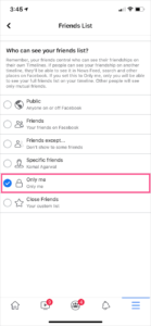 How to Make Your Friends List Private on Facebook App 2020