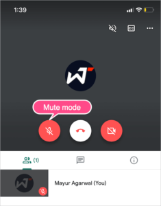 How to Mute or Unmute your Microphone on Google Hangouts and Meet