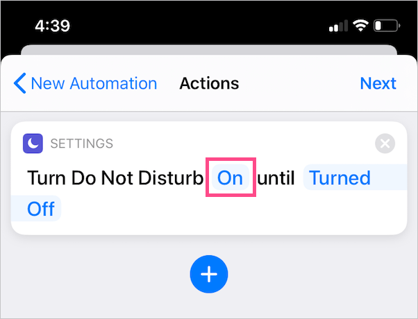 turn do not disturb on