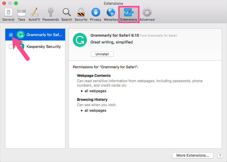 outlook mac app grammarly