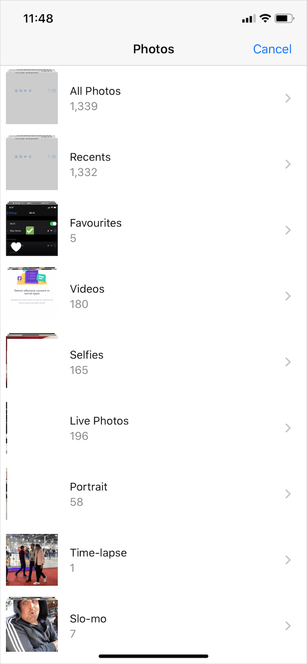photo directory in ios