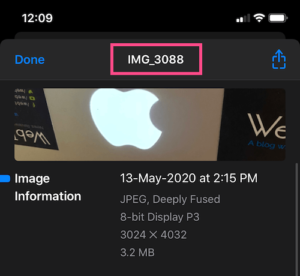 How to Rename Photos on iPhone and iPad running iOS 13