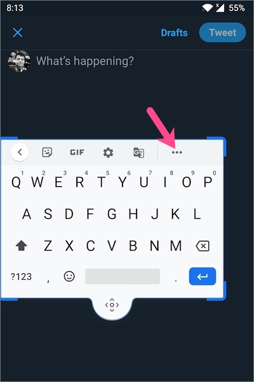 gboard android settings