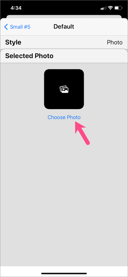 add single photo widget in widgetsmith