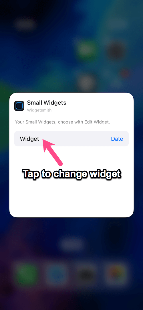 how to change widgetsmith widgets on iphone