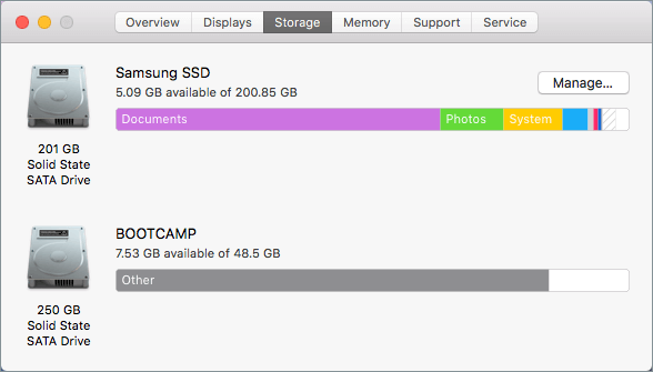 increase mac hard drive space