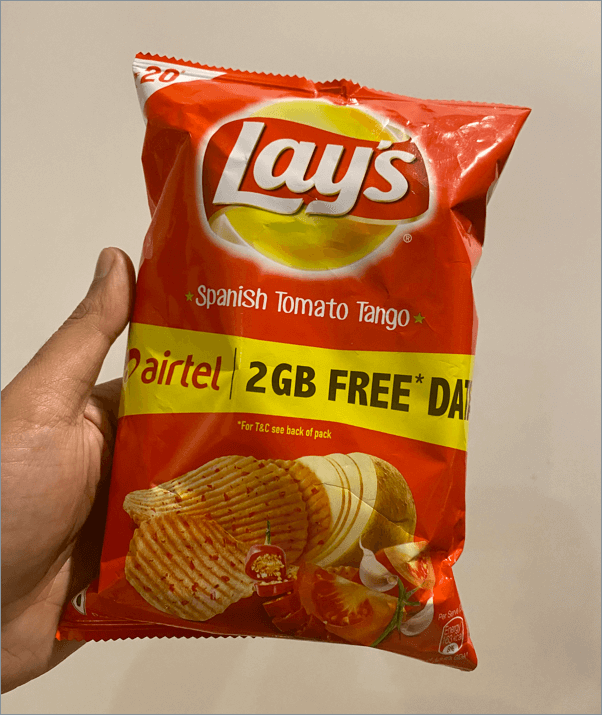 how to redeem 2GB free airtel data on lays