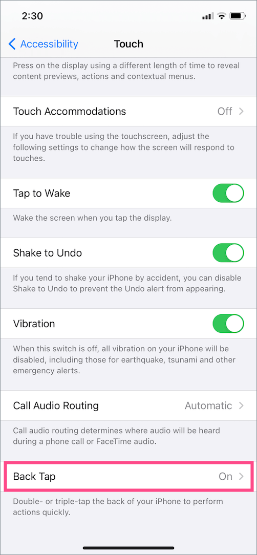 How To Turn Off Double Tap To Take Screenshots On Iphone