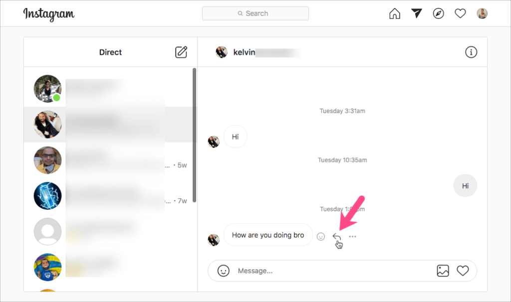 How To Reply To A Specific Message On Instagram