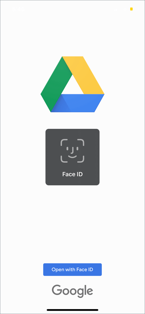 lock google drive folder