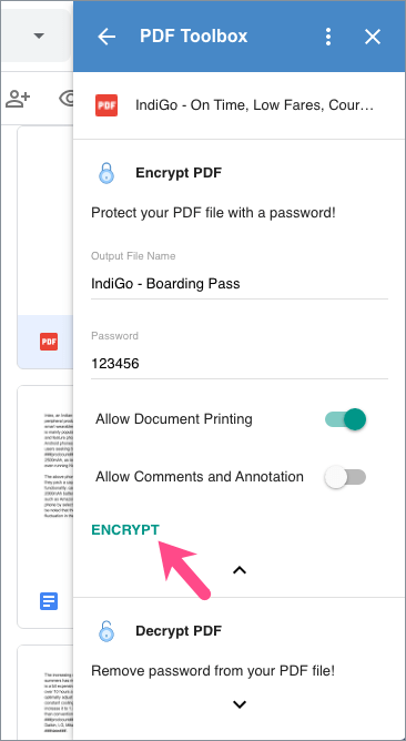 password protect a google drive folder