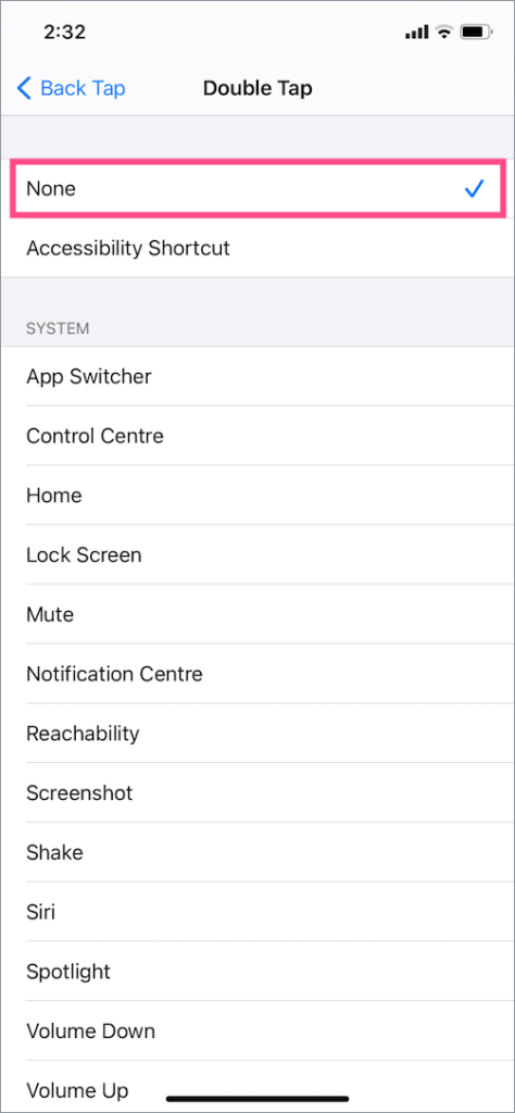 How to Turn Off Double Tap to take Screenshots on iPhone
