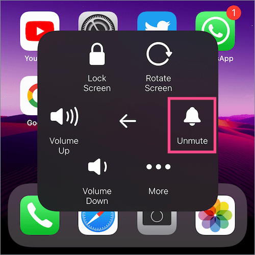 Turn off iPhone silent mode without switch