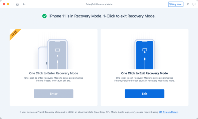 exit recovery mode iphone 12 pro max