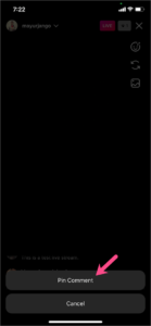 How to Pin Your Own Comment on Instagram Posts