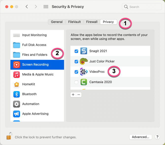 Mac system preferences