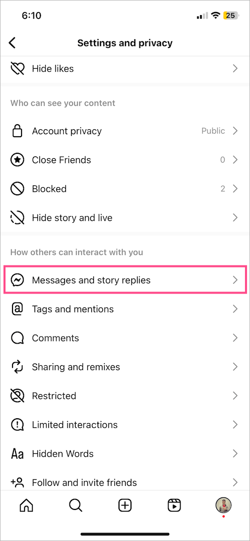 how to turn off message requests on Instagram 2023