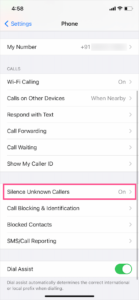 Here's how to Turn Off Silence Calls in iOS 14 on iPhone