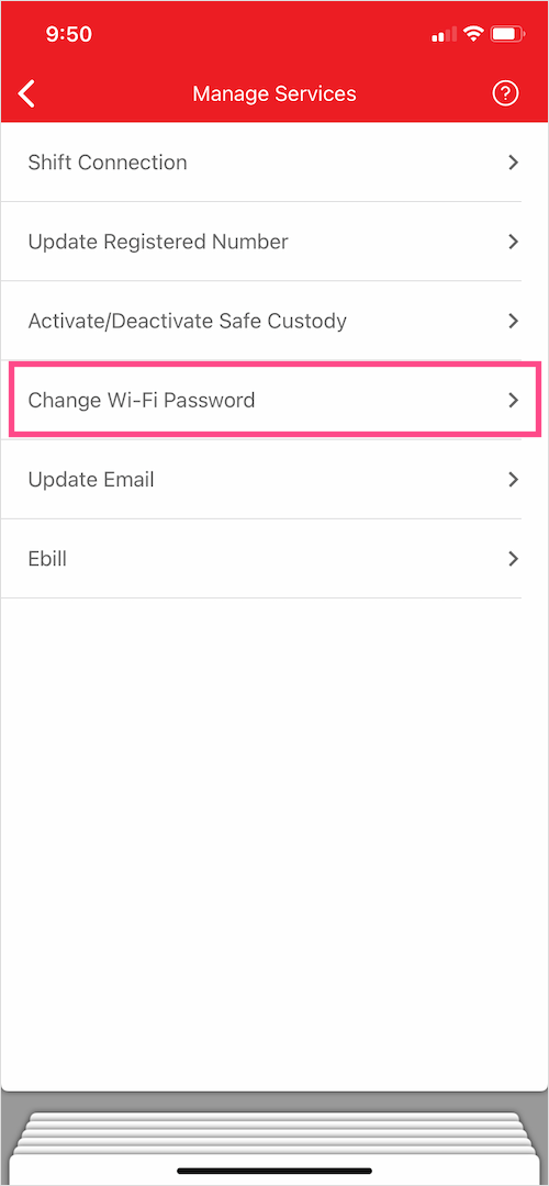 how to change airtel wifi password through mobile