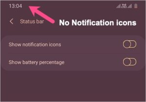 How to Hide Status Bar Icons on Samsung Galaxy Phones