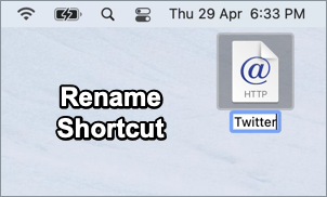 rename shortcut