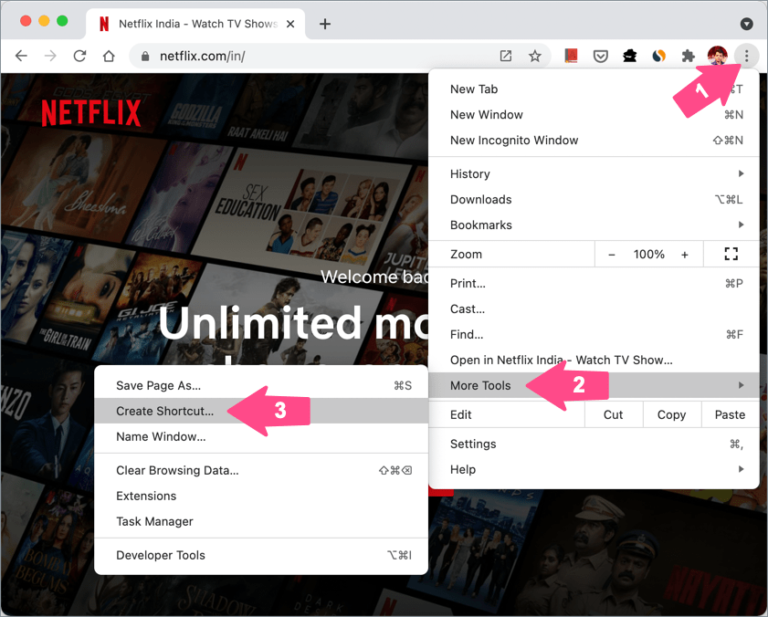 How to Add Netflix Shortcut to Dock or Desktop on Mac