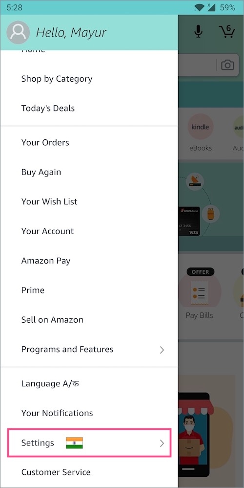 how to logout of amazon app 2021