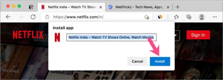How to Add Netflix Shortcut to Dock or Desktop on Mac