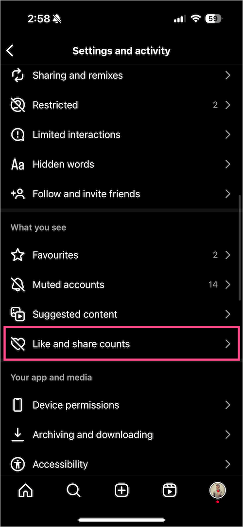 how to hide likes on instagram posts