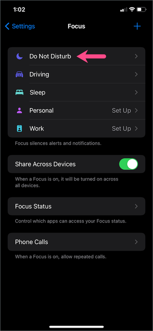 new do not disturb in iOS 15