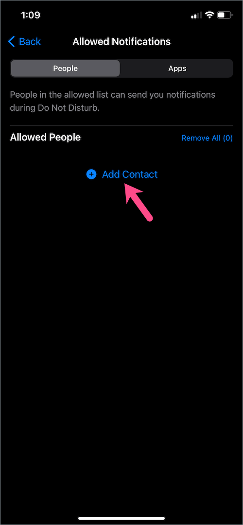 how to exclude certain contacts from do not disturb in iOS 15 on iPhone
