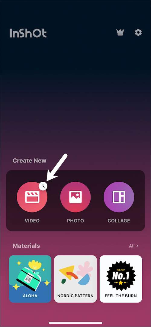 inshot video editor for iOS