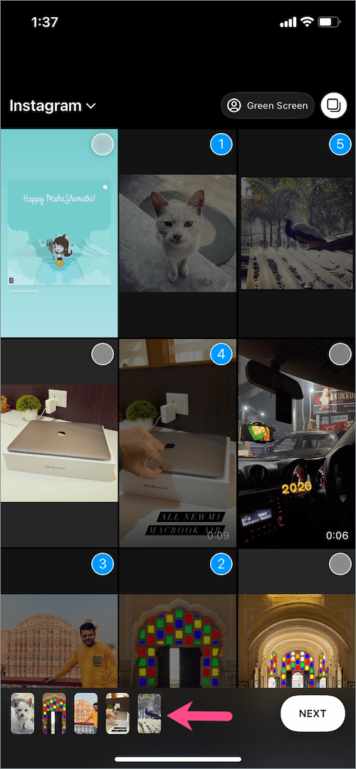 how to add full reel on instagram story iphone