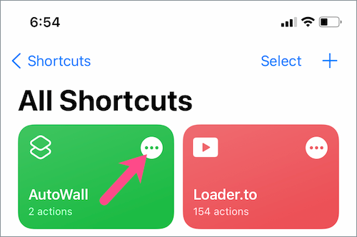 all shortcuts on iOS