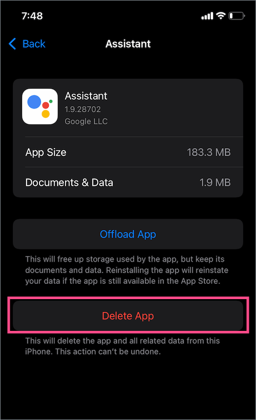 how to get rid of an app in iOS 14