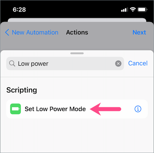 how to keep iPhone low power mode always on