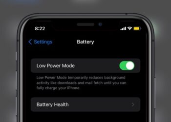 low power mode on iPhone
