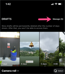 How to Access and Delete Story Drafts on Instagram