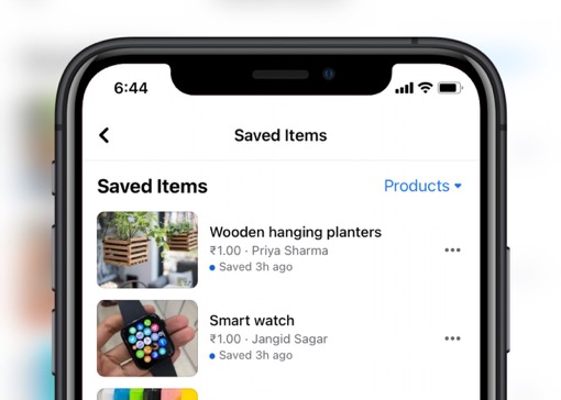 how to see saved items on facebook marketplace