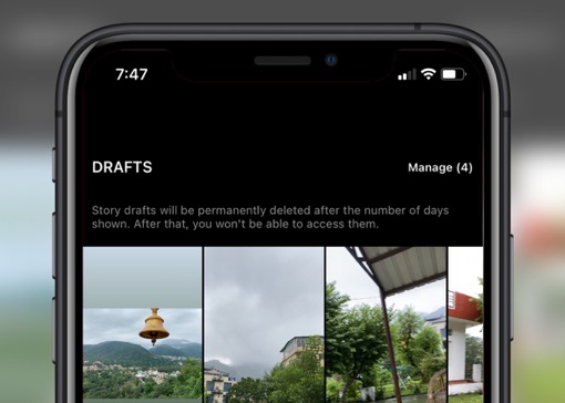 How to Access and Delete Story Drafts on Instagram