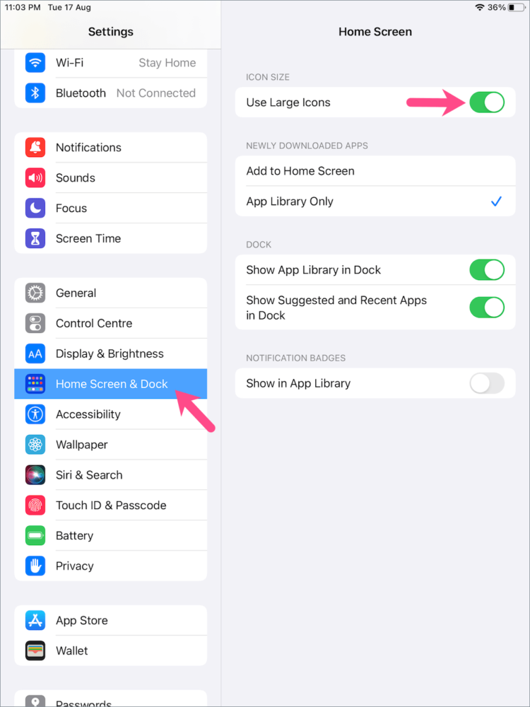 Here's how to Enlarge App Icons in iPadOS 15 on iPad