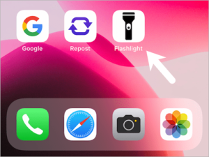 How to Add Flashlight Shortcut to iPhone Home Screen