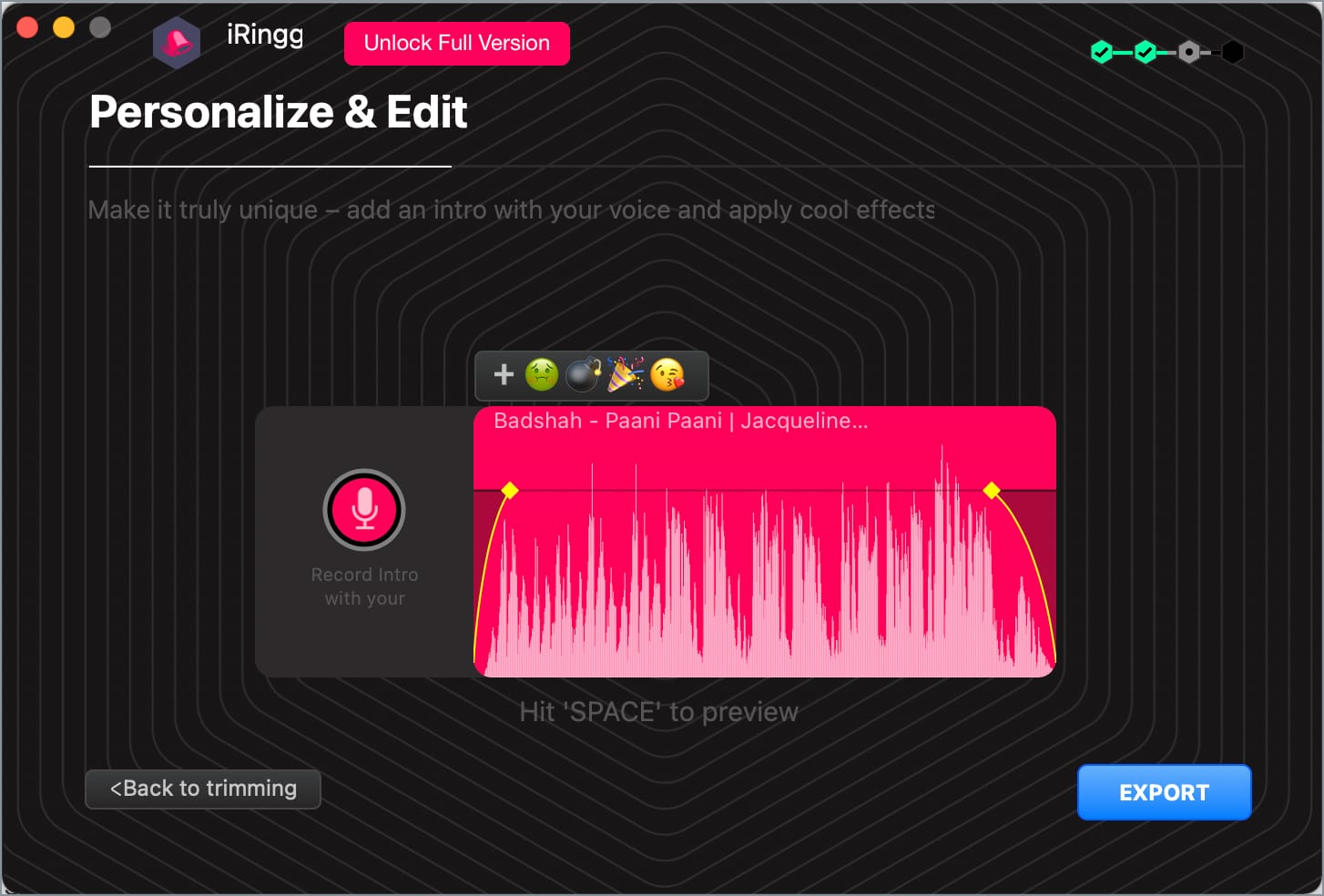 personalise and edit ringtone for iPhone