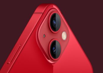 red iPhone 13