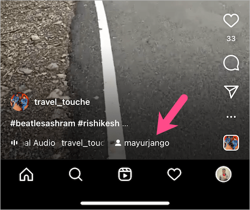 Here’s how to Remove Tag from Instagram Reels