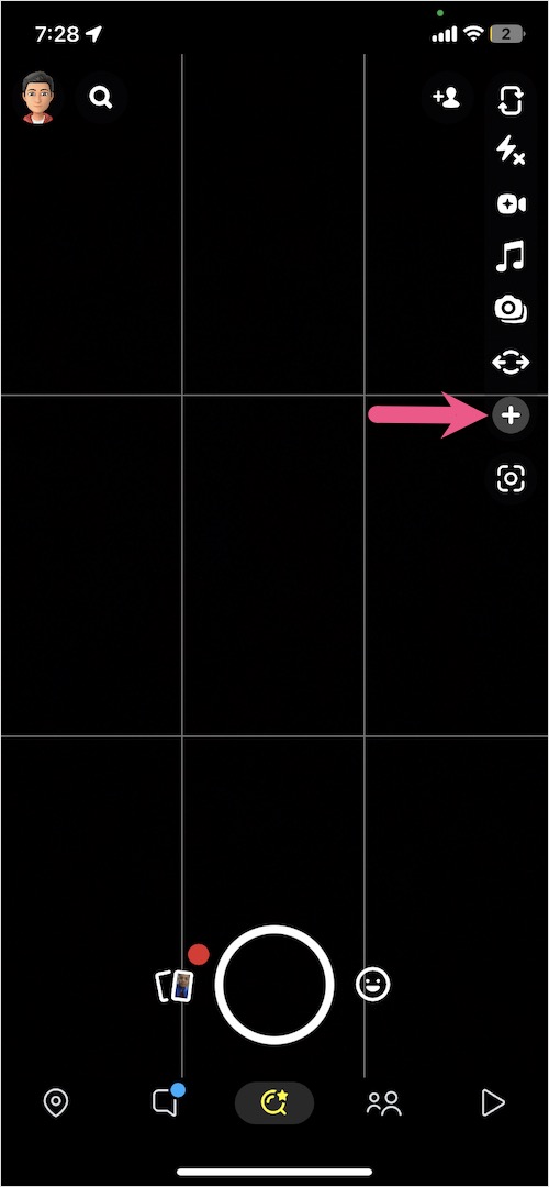 view all tools in snapchat app