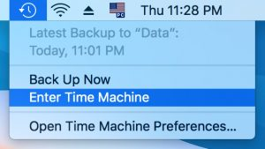 Time Machine on Mac