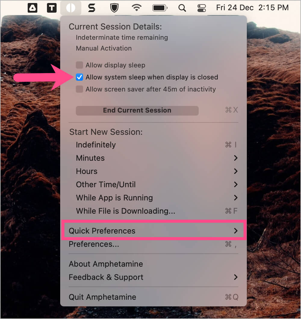 how to prevent macbook from sleeping when lid is closed on macOS Catalina and Big Sur