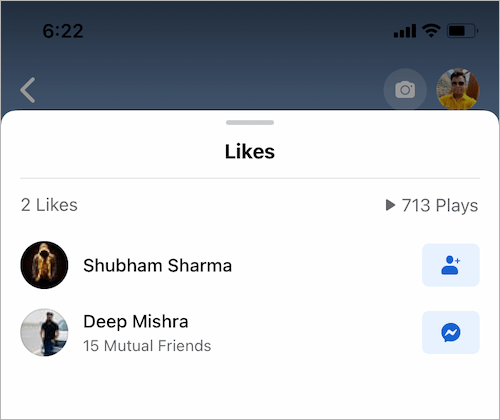 how to see who liked my reels on facebook
