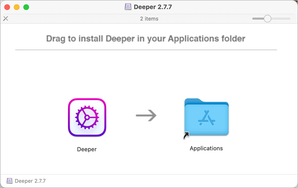 install deeper on mac